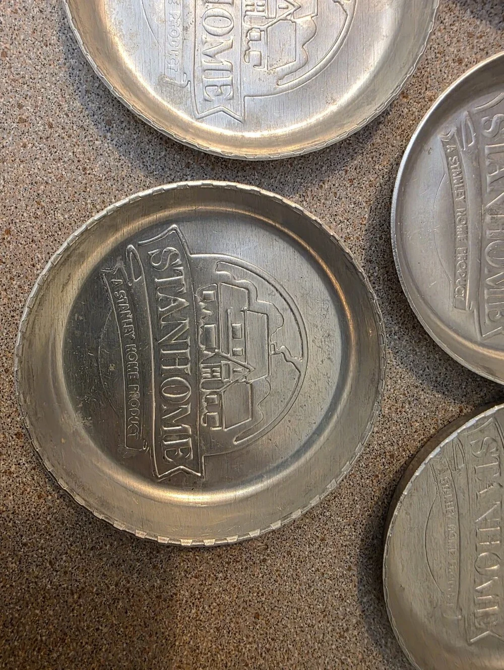 Set Of StanHome Coasters Country Vintage